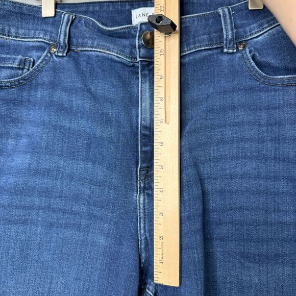 Lane Bryant Jeans Womens 20 Blue High Rise Straight Curvy Fit Flex Magic Waist - Picture 9 of 12